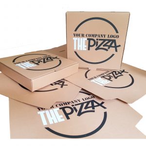 Pizza boxes style two colour printing