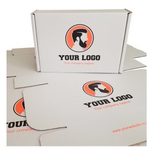 printed lettrebox friendly boxes in two colours